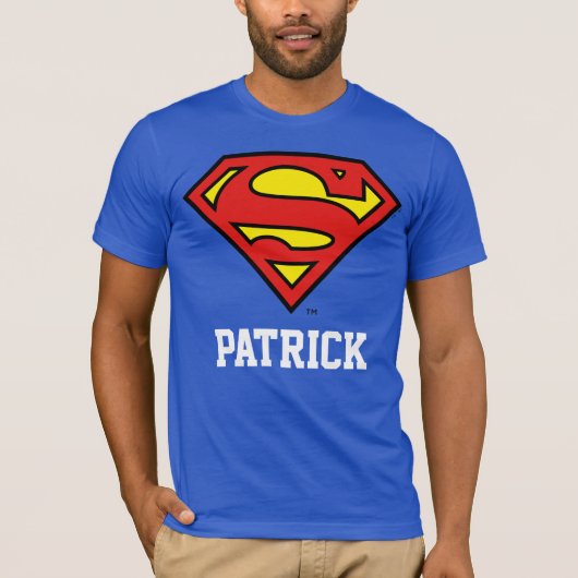 Superman | Aangepaste naam T-shirt (Voorkant)
