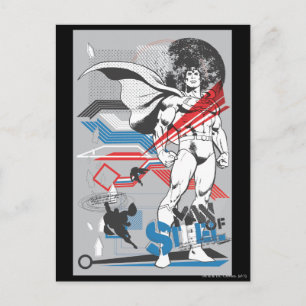Superman - Absurd Collage Poster Briefkaart