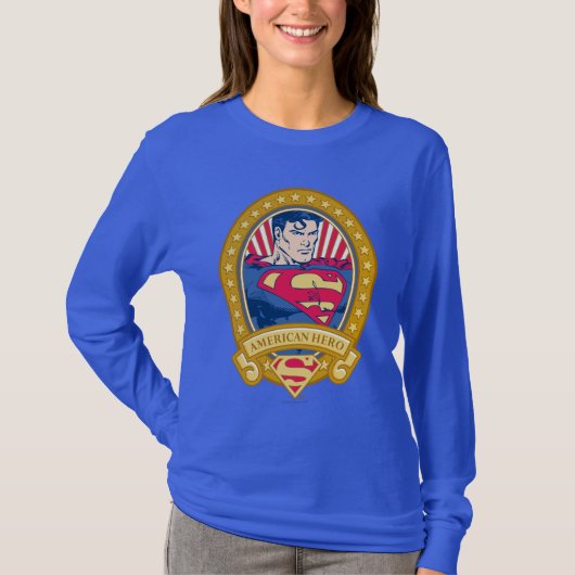 Superman American Hero T-shirt (Voorkant)