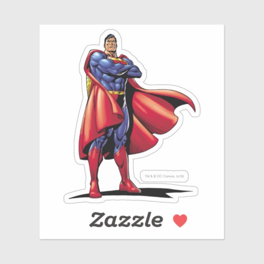 Superman Arms Crossed Sticker (Vel)