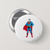 Superman Arms Folded Ronde Button 5,7 Cm (Voorkant /achterkant)