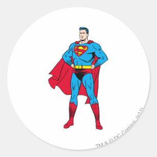 Superman Arms Folded Ronde Sticker