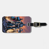 Superman, Batman en Wonder Woman Trinity Bagagelabel (Voorkant horizontaal)
