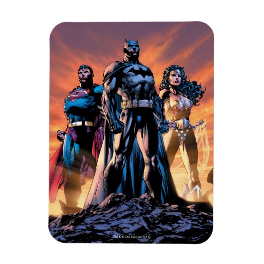 Superman, Batman en Wonder Woman Trinity Magneet (Verticaal)