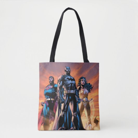Superman, Batman en Wonder Woman Trinity Tote Bag (Voorkant)