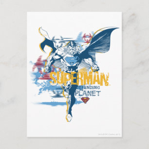 Superman Bio-ontwerp Briefkaart