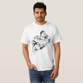 Superman Black en White 1 T-shirt (Voorkant volledig)