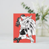 Superman Black en White 4 Briefkaart (Staand voorkant)
