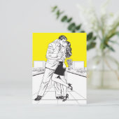 Superman Black en White 5 Briefkaart (Staand voorkant)