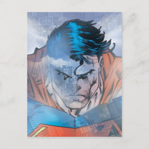 Superman - blauw briefkaart