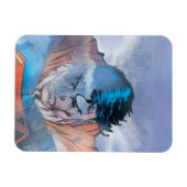 Superman - blauw magneet (Horizontaal)