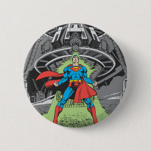 Superman blootgesteld aan Kryptoniet Ronde Button 5,7 Cm
