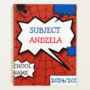 SUPERMAN BLUE AND RED motif pour ENFANTS, école