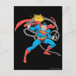 Superman Breaks Chains 3 Briefkaart