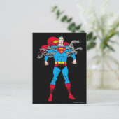 Superman Breaks Chains Briefkaart (Staand voorkant)