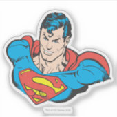 Superman Bust Smile Sticker (Voorkant)