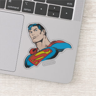 Superman Bust Smirk Sticker