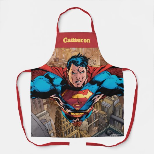 Superman cape vliegen schort (Voorkant)