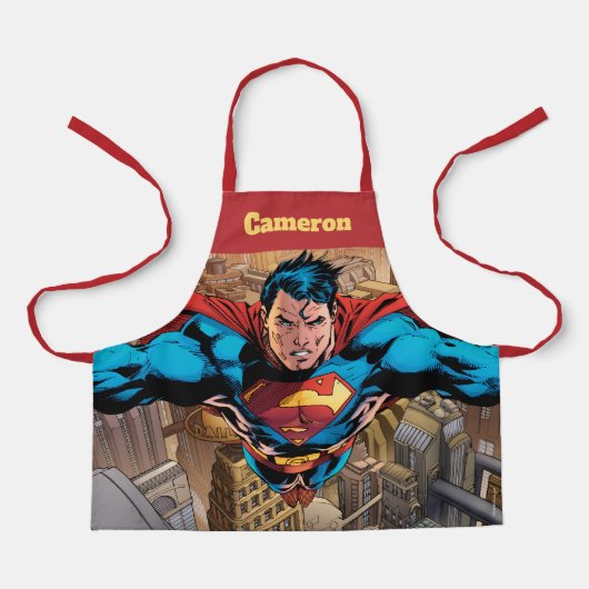 Superman cape vliegen schort (Voorkant)