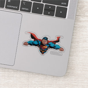 Superman cape vliegen sticker