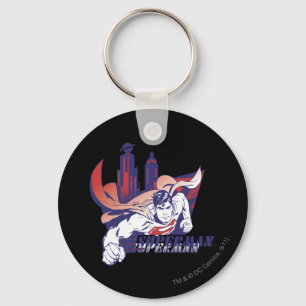 Superman City en naam Sleutelhanger