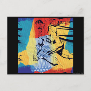 Superman Colorful Briefkaart