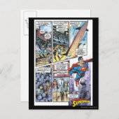 Superman Comic Panel - Clark's Origins 2 Briefkaart (Voorkant / Achterkant)