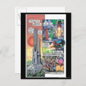 Superman Comic Panel - Clark's Origins Briefkaart (Voorkant / Achterkant)