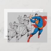 Superman Comic Panels Briefkaart (Voorkant / Achterkant)