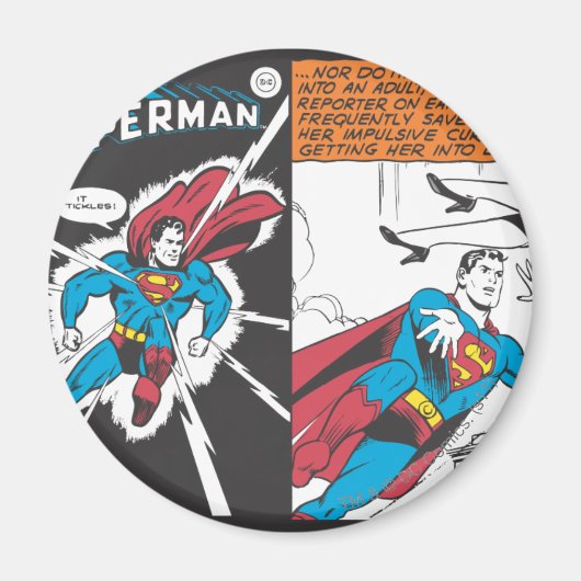 Superman Comic Panels Magneet (Voorkant)