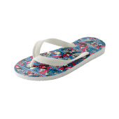 Superman Comic Patroon Kinder Teenslippers (Schuin)