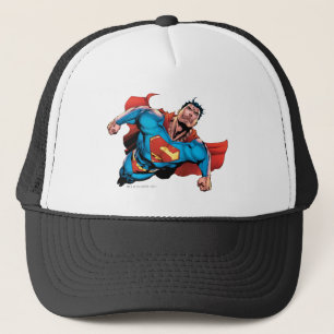 Superman Comic Style Trucker Pet