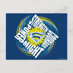 Superman Courage Sterkte Sterkte Sterkte Macht Briefkaart