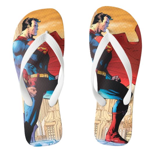 Superman Daily Planet Teenslippers (Voetbed)
