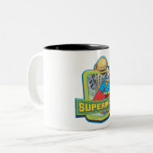 Superman - Daily Planet Tweekleurige Koffiemok (Voorkant links)
