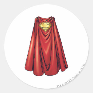 Superman - De Cape Ronde Sticker