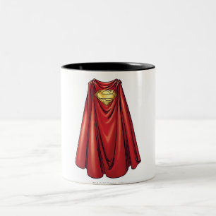 Superman - De Cape Tweekleurige Koffiemok