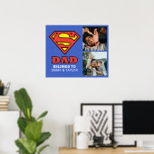 Superman | "Deze supervader behoort tot" Poster (Thuiskantoor)