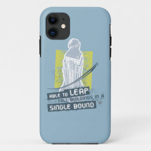 Superman die garant staat voor alle gebouwen iPhone 11 hoesje