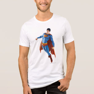 Superman die naar beneden kijkt Tri-Blend shirt