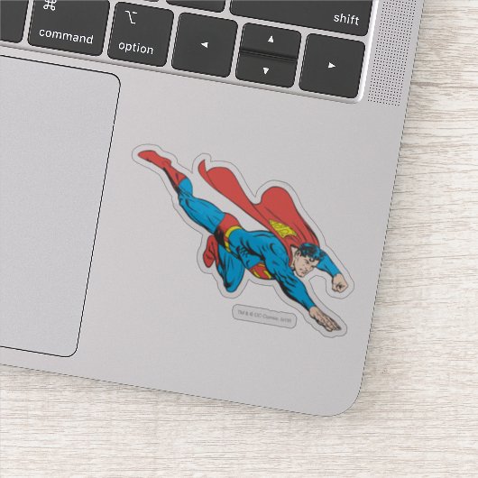 Superman Dives right Sticker (Detail)