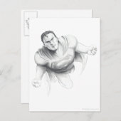 Superman Drawing Briefkaart (Voorkant / Achterkant)