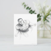 Superman Drawing Briefkaart (Staand voorkant)