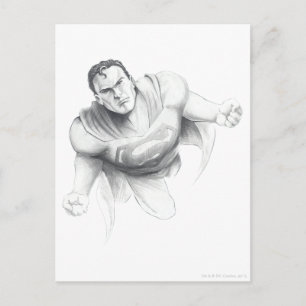 Superman Drawing Briefkaart