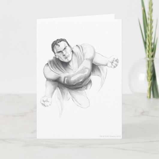 Superman Drawing Kaart (Voorkant)
