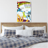 Superman (dubbelfunctie met Batman) Canvas Afdruk (Insitu (Slaapkamer))