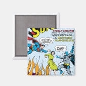 Superman (dubbelfunctie met Batman) Magneet (Voorkant / Achterkant)