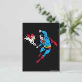 Superman en Krypto 2 Briefkaart (Staand voorkant)