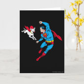 Superman en Krypto 2 Kaart (Gele Bloem)