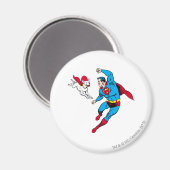 Superman en Krypto 2 Magneet (Voorkant / Achterkant)